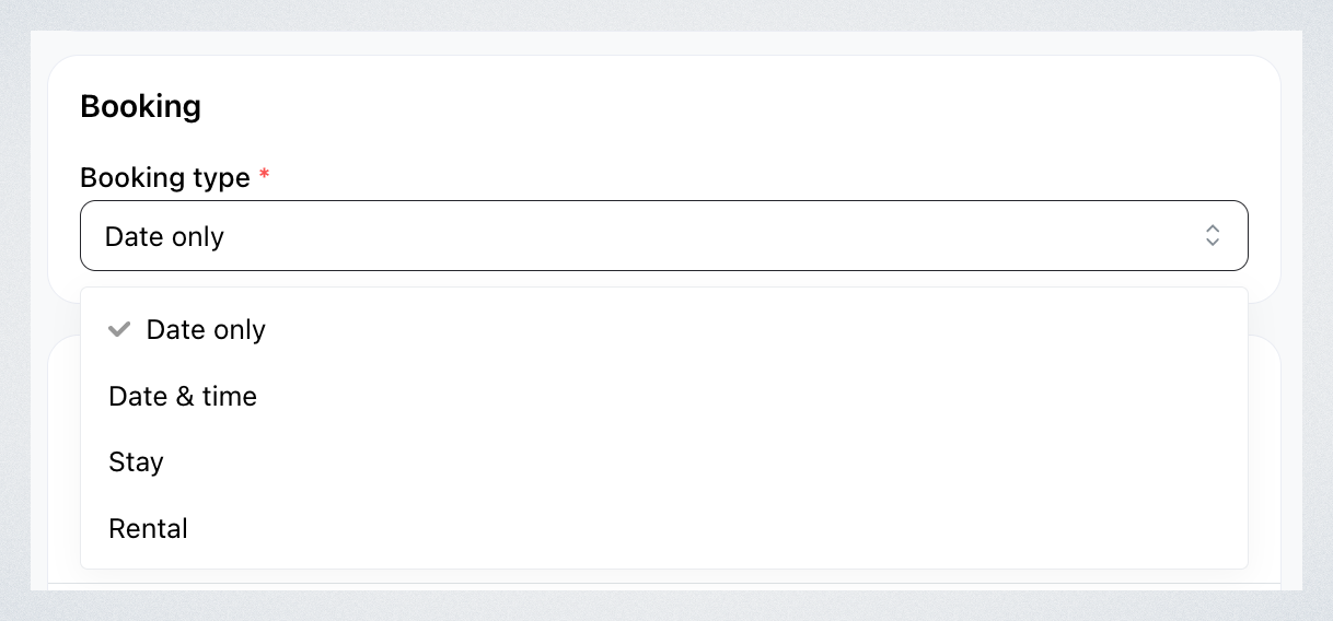 Booking Products