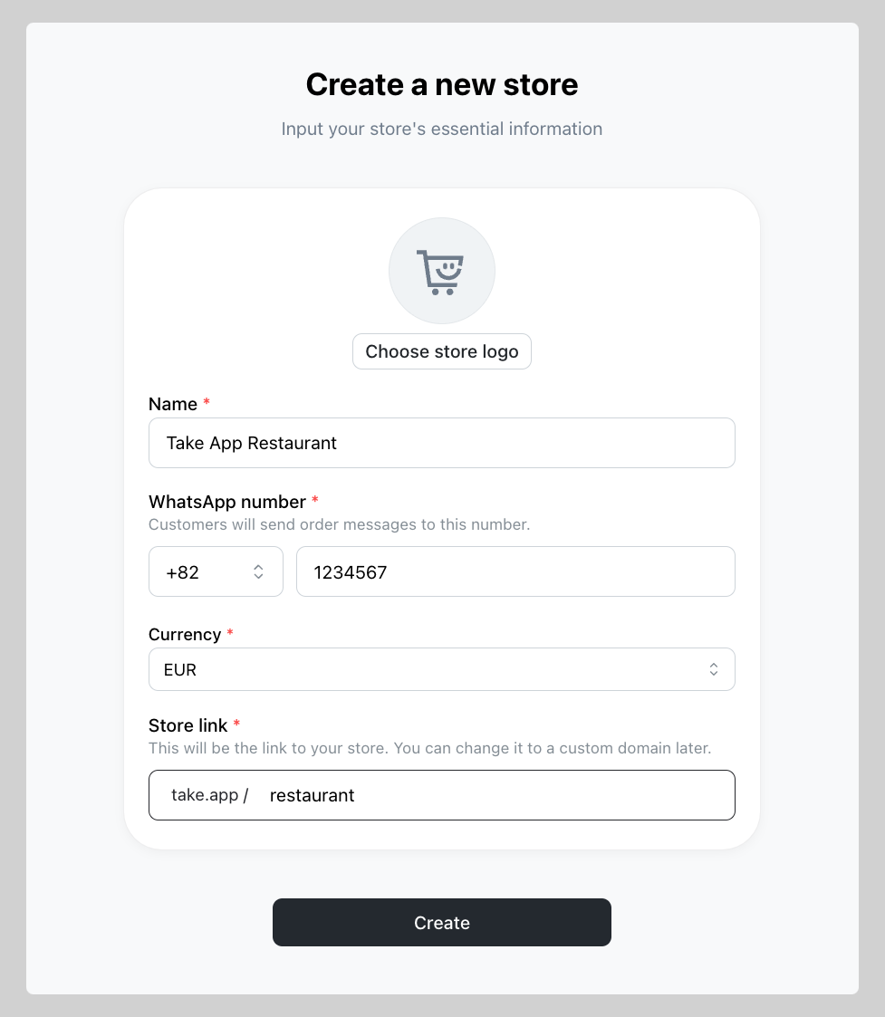 Create multiple stores