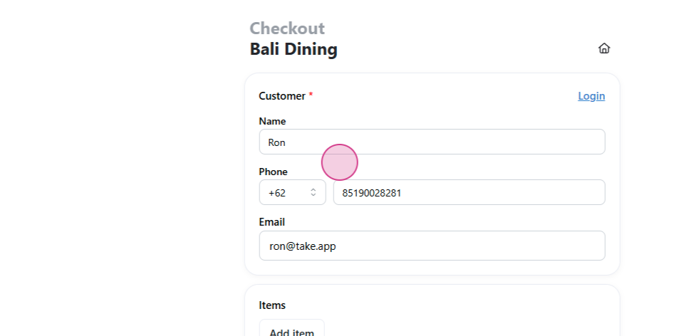 Create orders