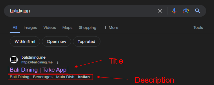 SEO and Trackings