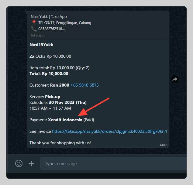 Xendit payment (Legacy)