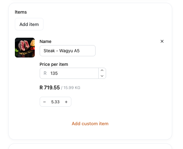 Create, edit, or duplicate orders