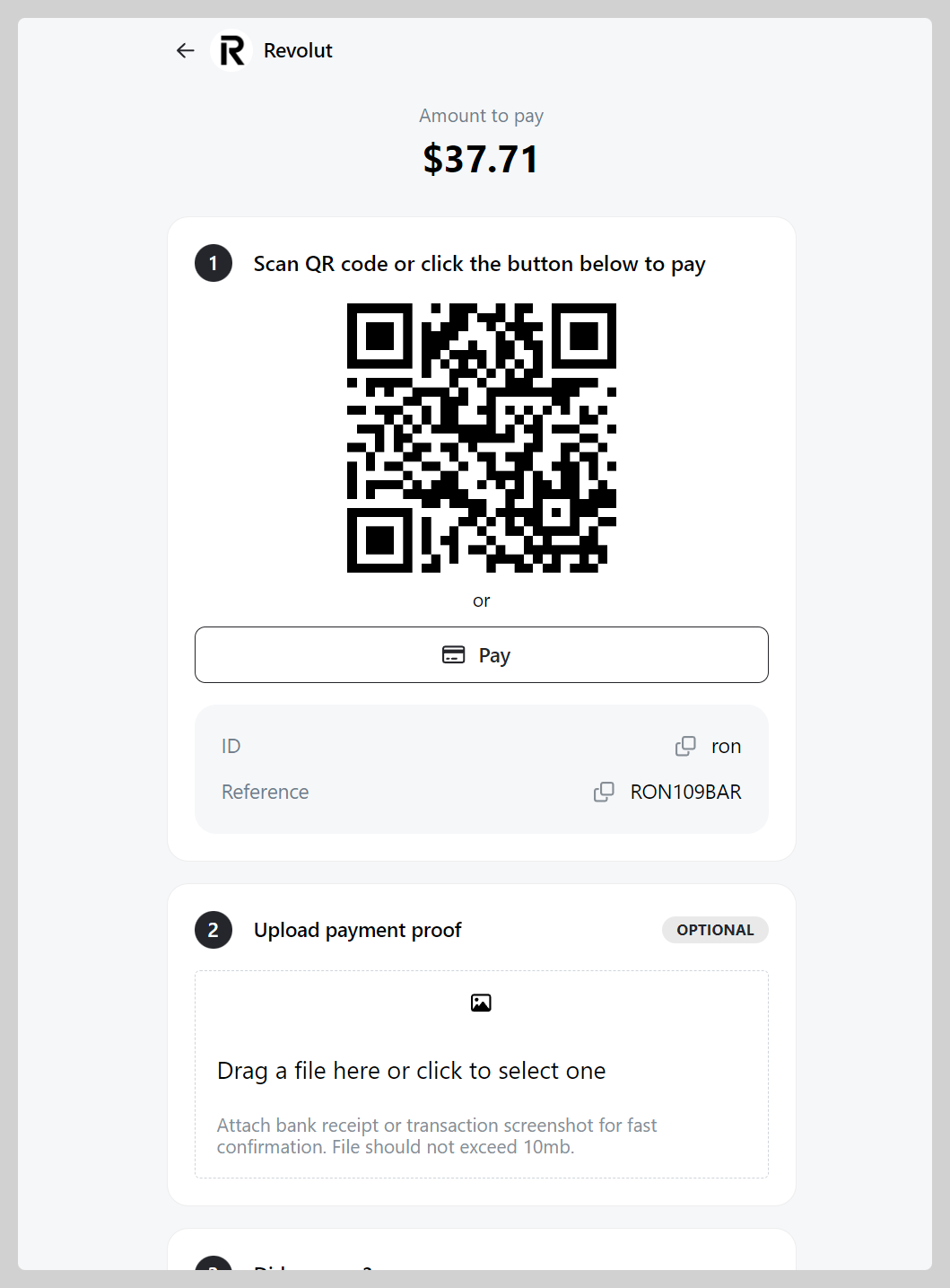 Revolut Payment