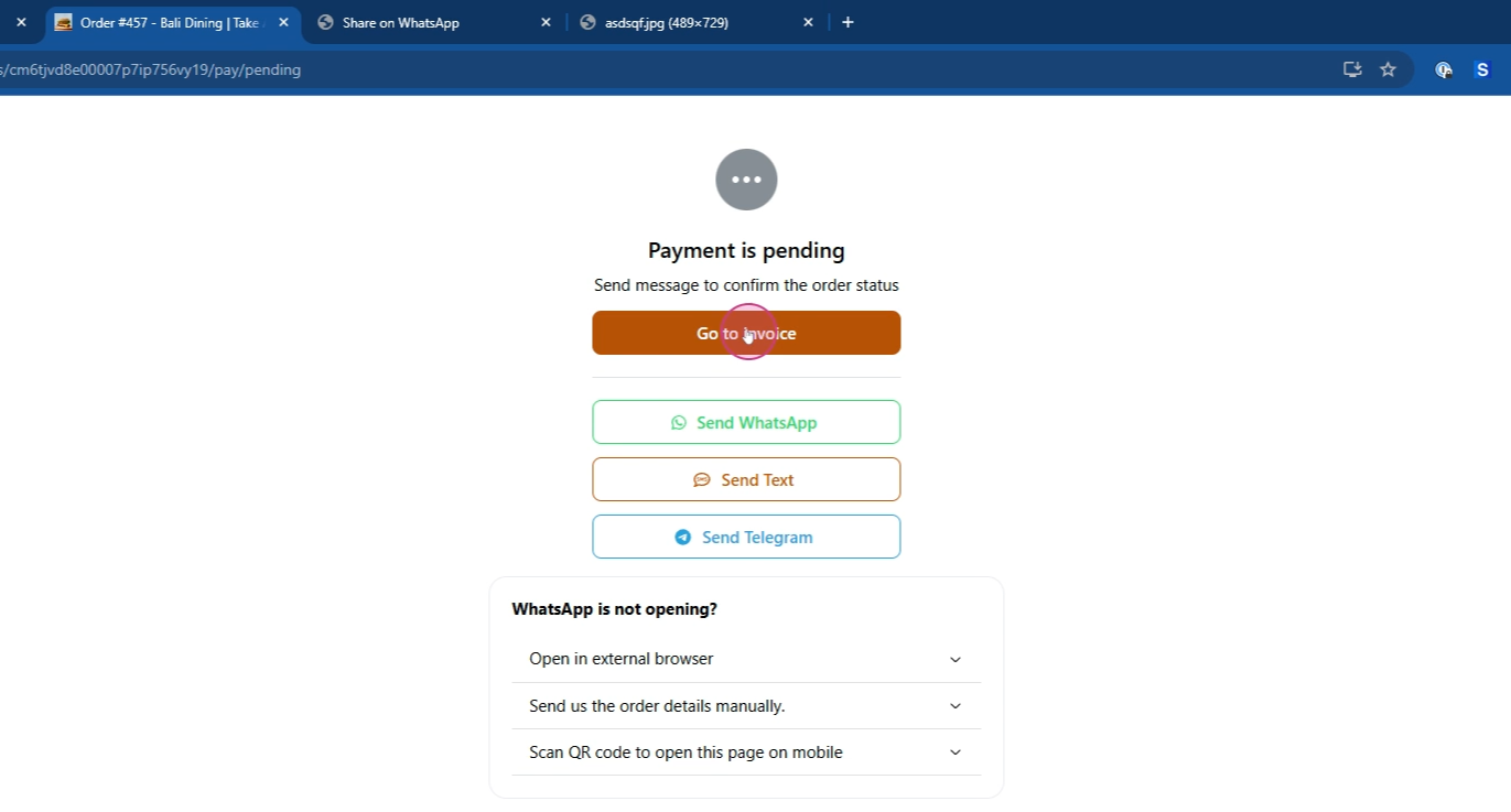 Create orders