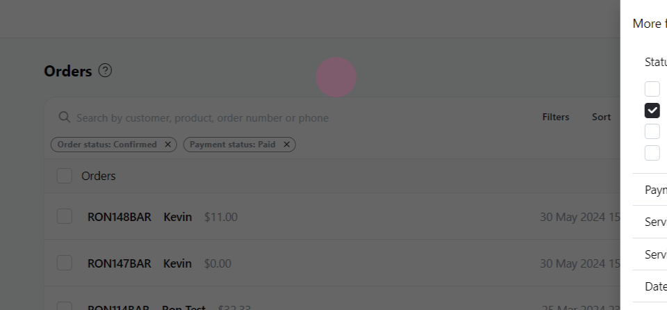Order filter