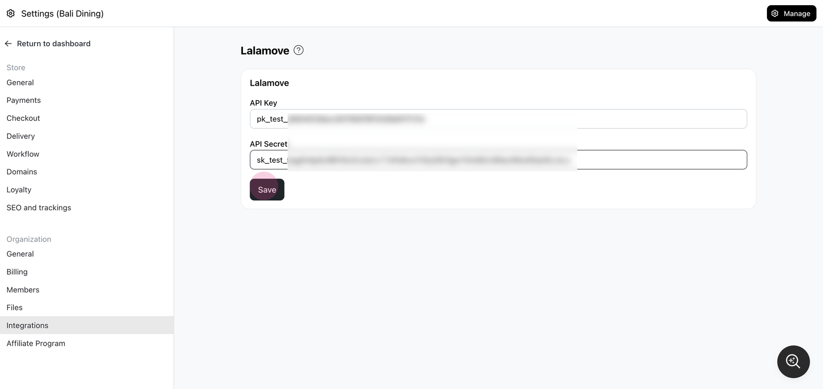Lalamove Integration