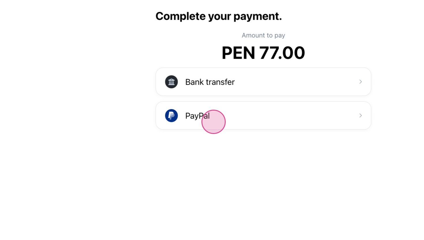 Add payment methods