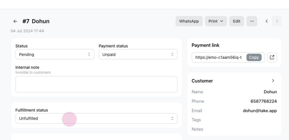 Fulfillment Workflow