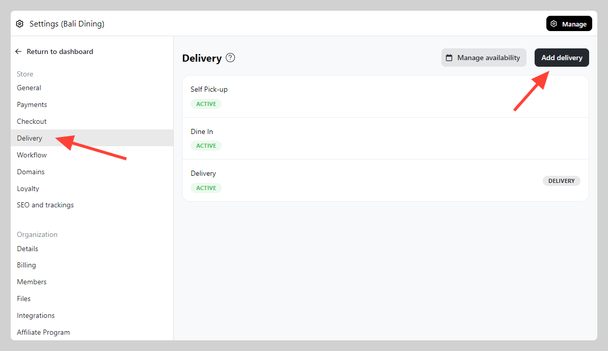Can I cap orders for a specific delivery date? (Order daily capacity)