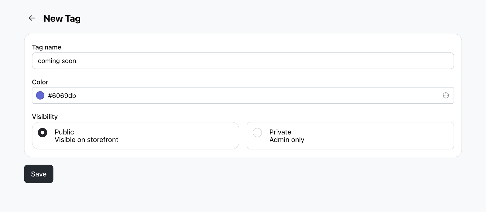 Add product tags