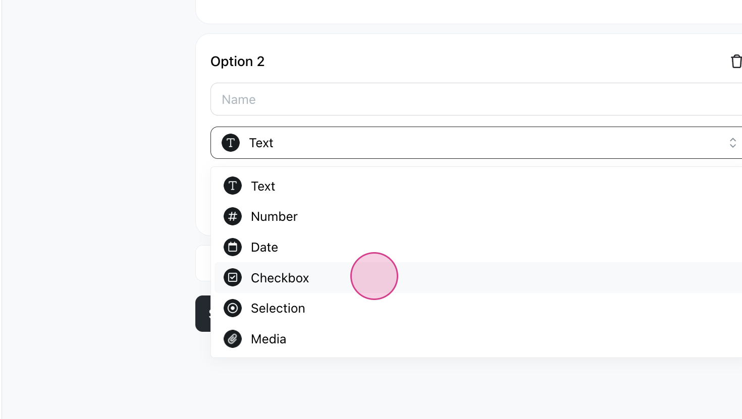 Add product variant and options