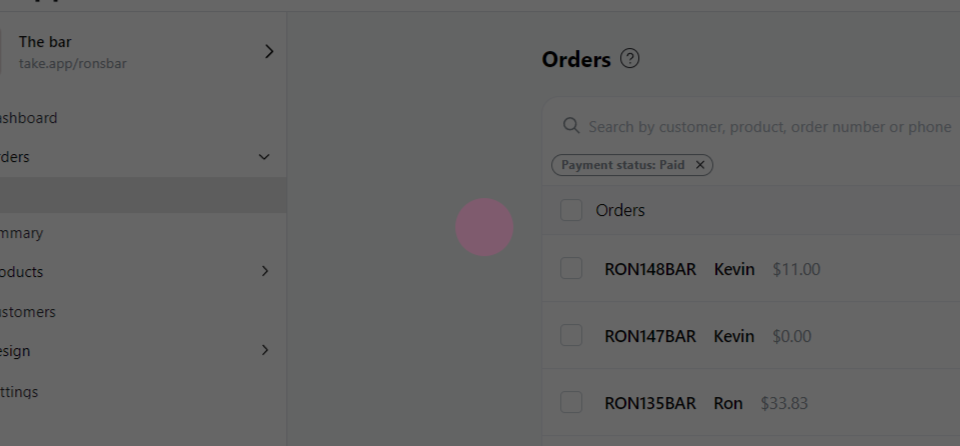 Order filter