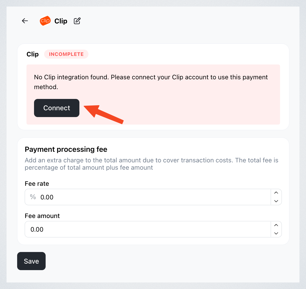 Clip Payment