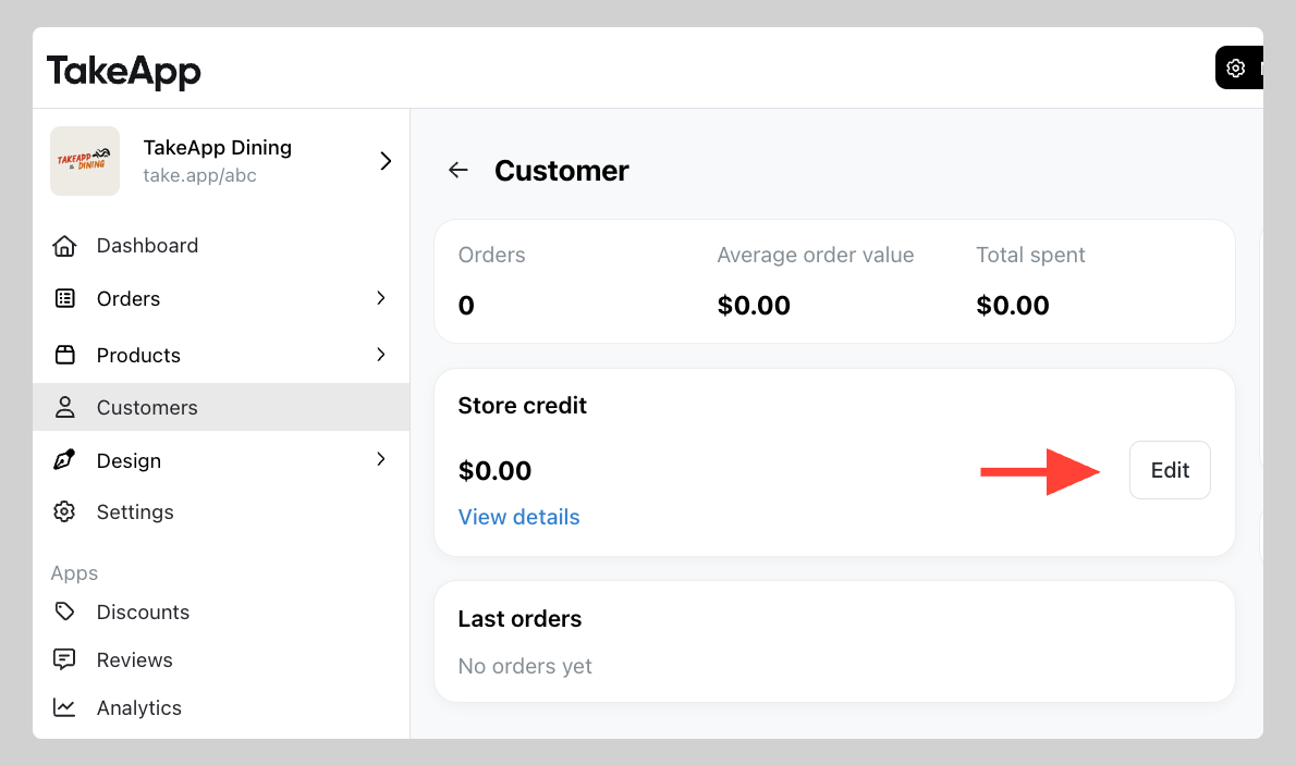 Add or deduct store credit