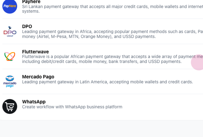 Flutterwave payment