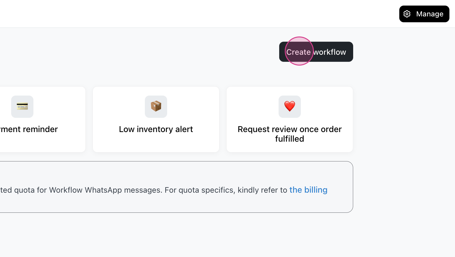 Create Workflow