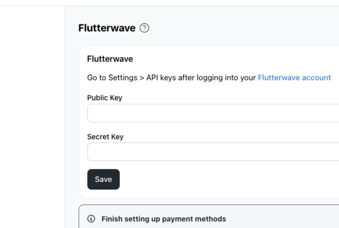 Flutterwave payment