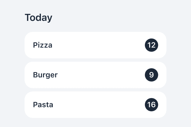 Prepare orders faster