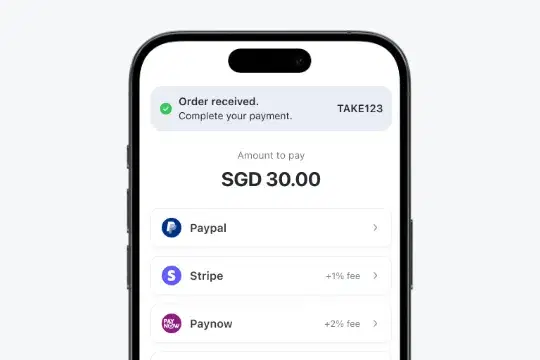 Payment proof, without the screenshot chaos