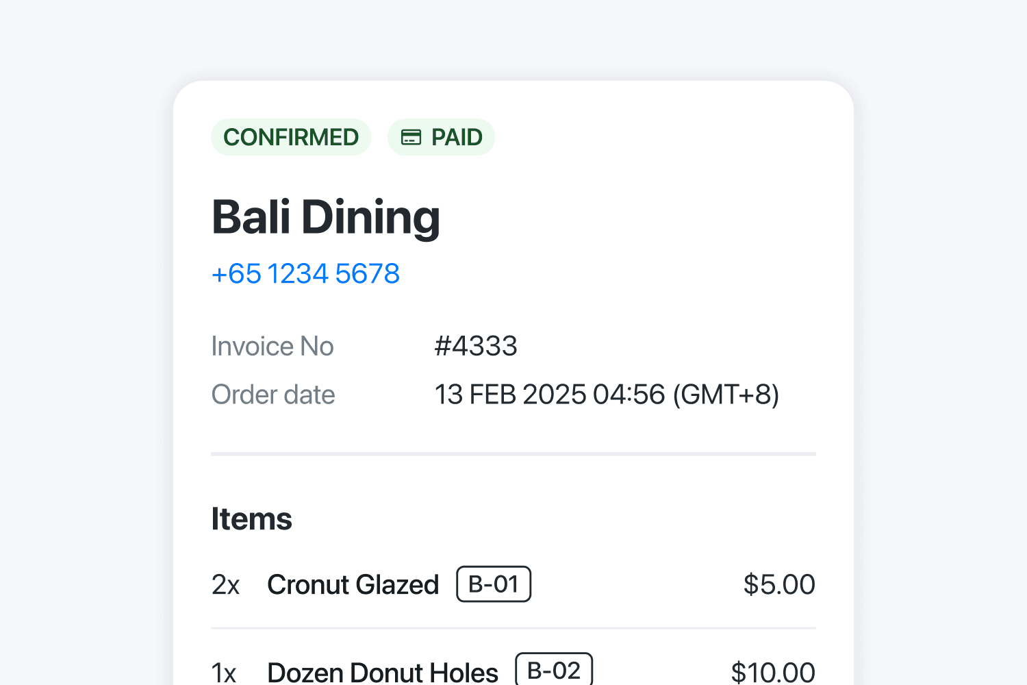 Professional Invoice & PDF