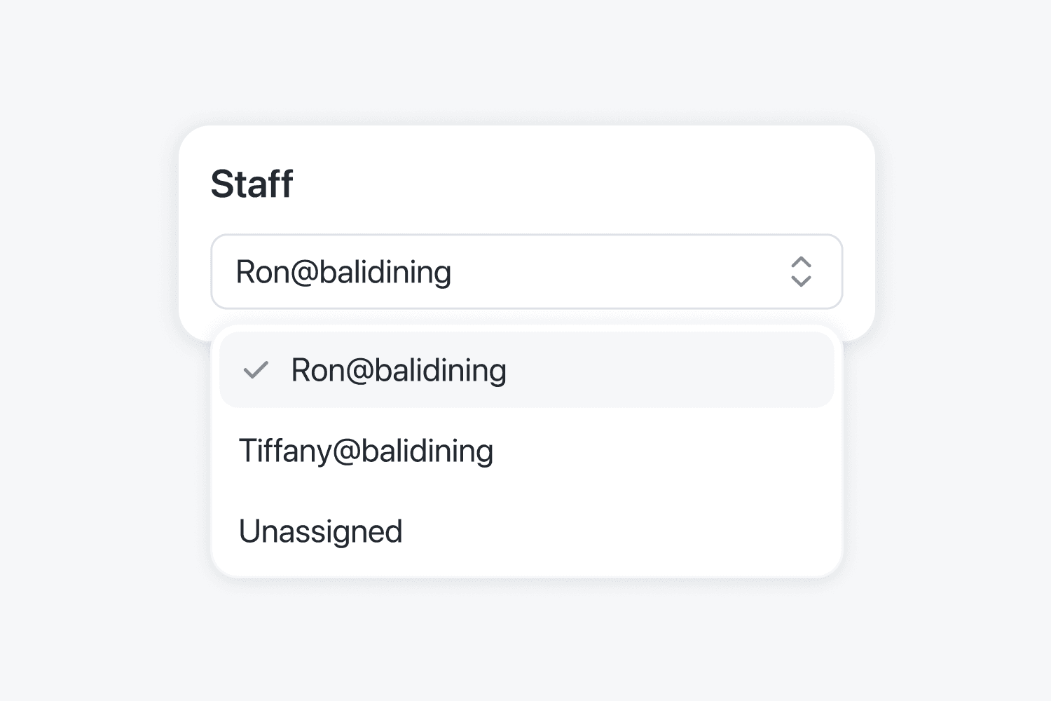 Staff Accounts