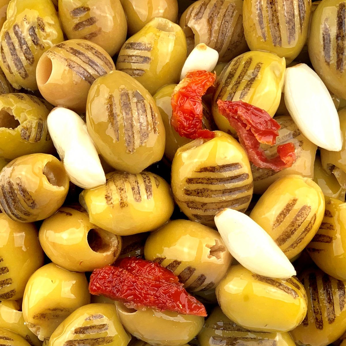 Grilled Olives