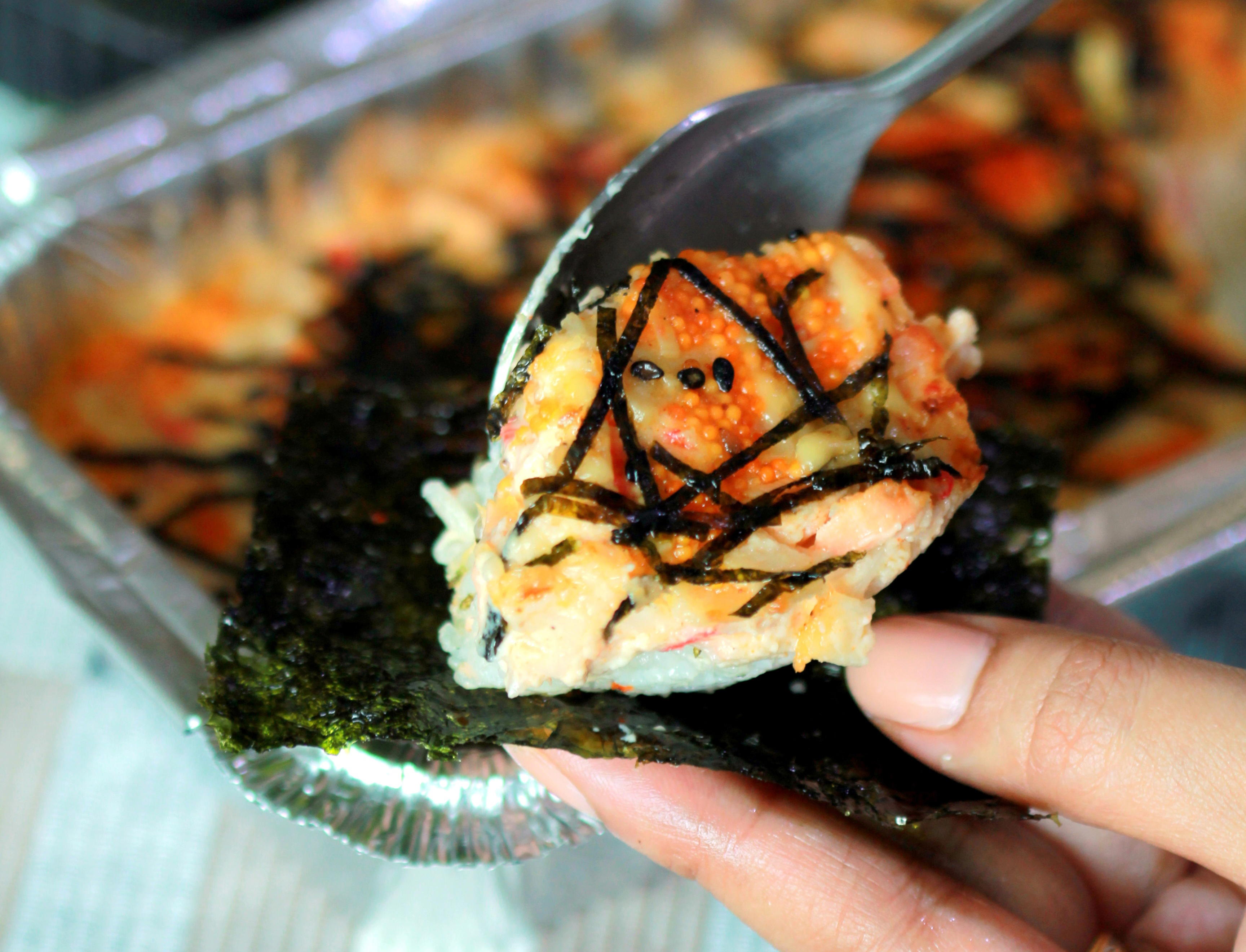 Baked Salmon Sushi